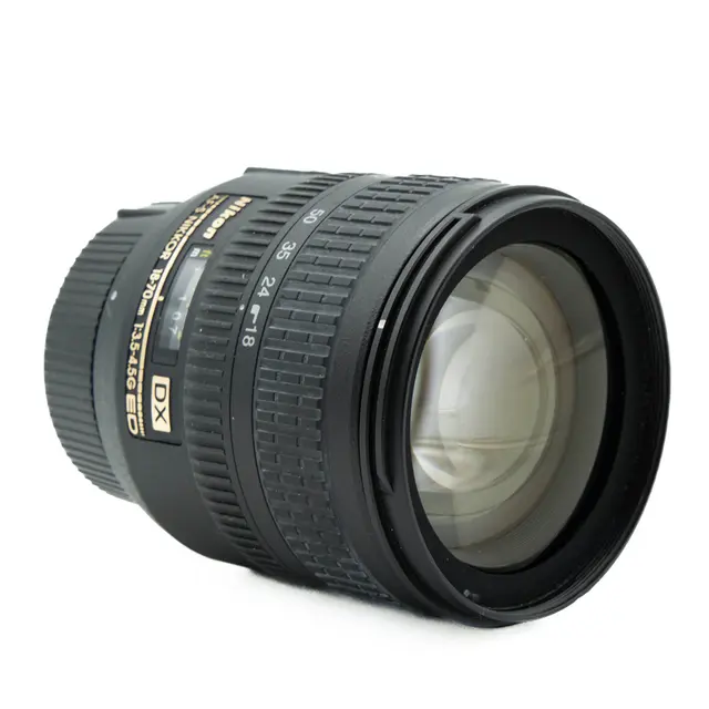 BRUKT Nikon AF-S DX 18-70mm f/3.5-4.5G Tilstand: 2 | Nikon F (FX) 