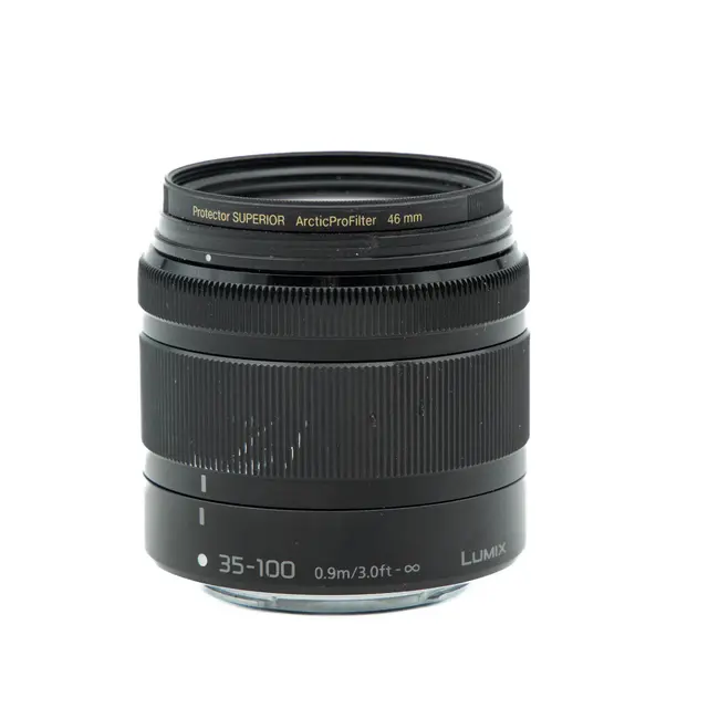 BRUKT Panasonic Vario 35-100mm f/2.8 OIS Tilstand: 3 | MFT 