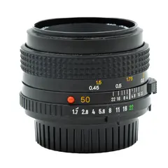 BRUKT Minolta 50mm 1.7 MD Tilstand: 3 |