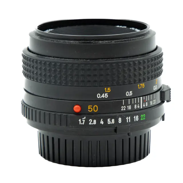 BRUKT Minolta 50mm 1.7 MD Tilstand: 3 | 