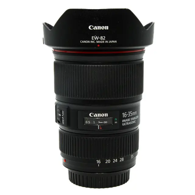 BRUKT Canon EF 16-35mm f/4 L IS USM Tilstand: 3 | Canon EF 