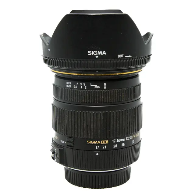 BRUKT Sigma 17-50mm f/2.8 EX DC OS HSM Tilstand: 4 | Nikon F (FX) 