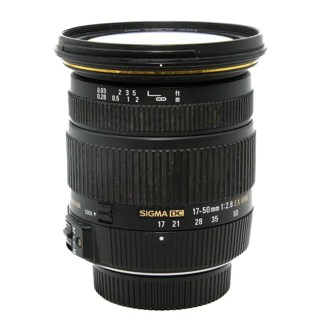 BRUKT Sigma 17-50mm f/2.8 EX DC OS HSM Tilstand: 4 | Nikon F (FX) 