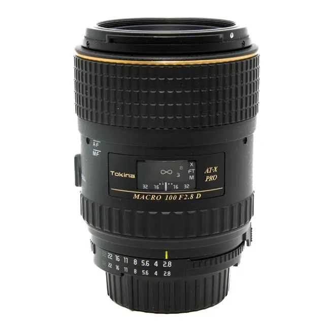 BRUKT Tokina AT-X ProMacro 100mm f/2.8 D Tilstand: 3 | Nikon F (FX) 