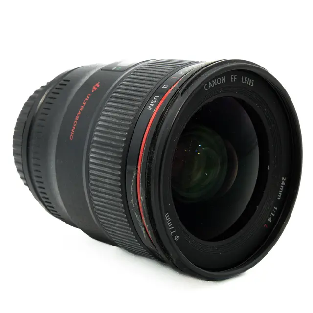 BRUKT Canon EF 24mm f/1.4 L II USM Tilstand: 4 | Canon EF 
