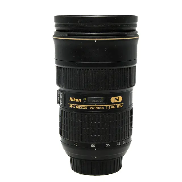 BRUKT Nikon AF-S 24-70mm f/2.8G IF-ED Tilstand: 2 | Nikon F (FX) 