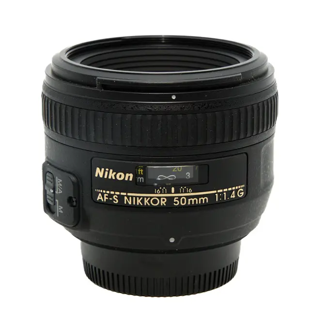 BRUKT Nikon AF-S 50mm f/1.8 G Tilstand: 2 | Nikon F (FX) 