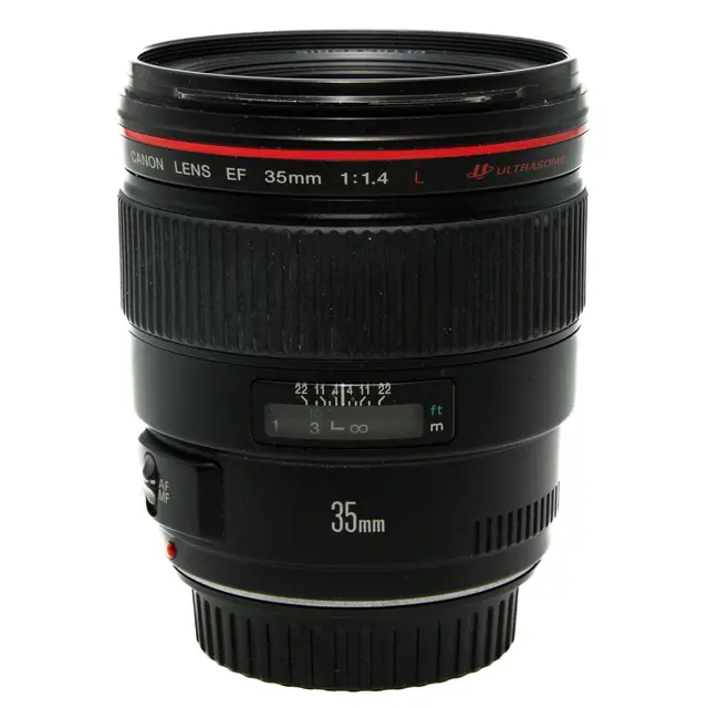 BRUKT Canon EF 35mm f/1.4 L USM Tilstand: 3 | Canon EF 