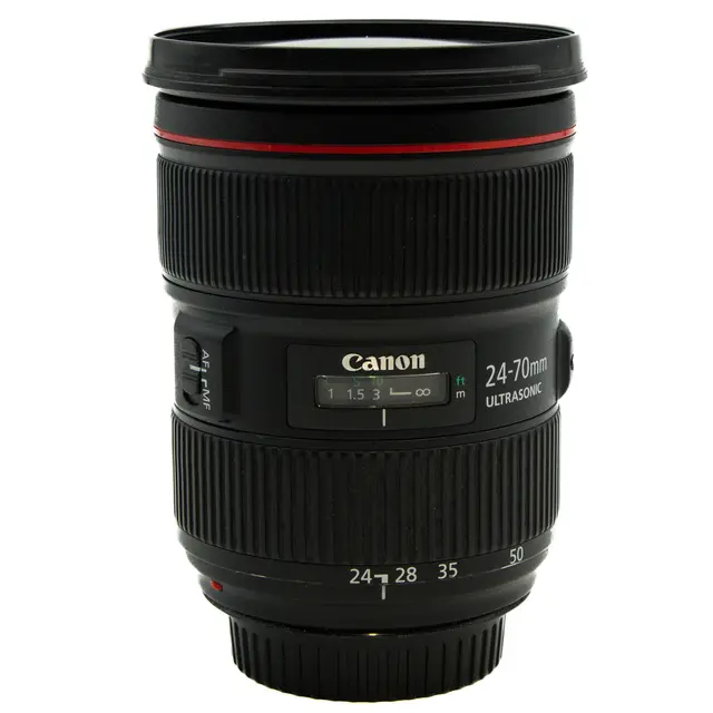 BRUKT Canon EF 24-70mm f/2.8 L USM II Tilstand: 3 | Canon EF 