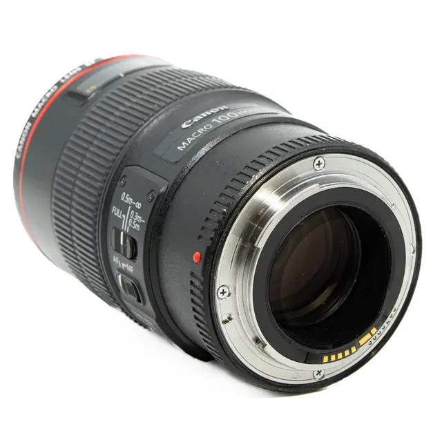 BRUKT Canon EF 100mm f/2.8L Macro IS USM Tilstand: 3 | Canon EF 