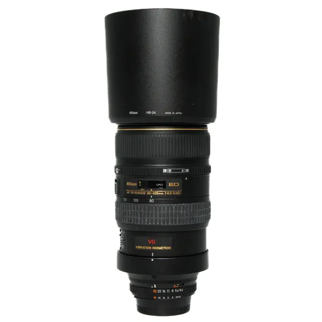 BRUKT Nikon AF VR 80-400mm f/4.5-5.6D ED Tilstand: 3 | Nikon F (FX) 