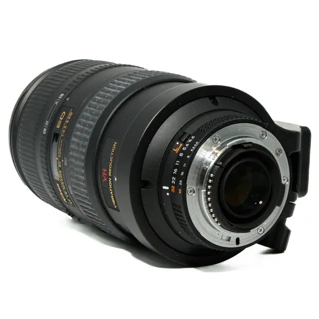 BRUKT Nikon AF VR 80-400mm f/4.5-5.6D ED Tilstand: 3 | Nikon F (FX) 