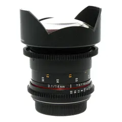 BRUKT Samyang VDSLR 14, 24, 35, 50, 85mm Tilstand: 2 | Canon EF