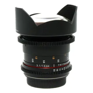 BRUKT Samyang VDSLR 14, 24, 35, 50, 85mm Tilstand: 2 | Canon EF