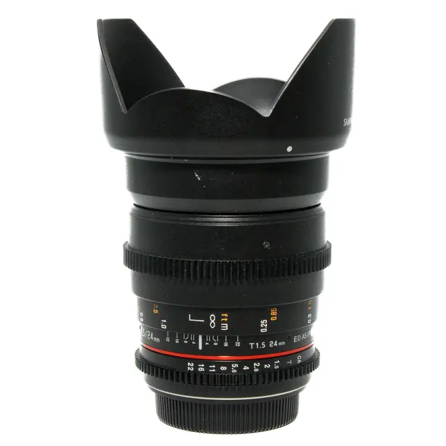 BRUKT Samyang VDSLR 14, 24, 35, 50, 85mm Tilstand: 2 | Canon EF 