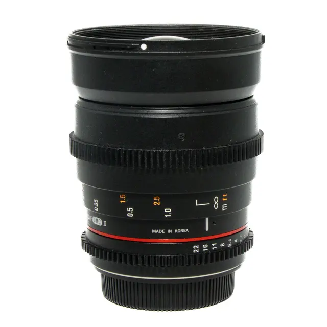 BRUKT Samyang VDSLR 14, 24, 35, 50, 85mm Tilstand: 2 | Canon EF 