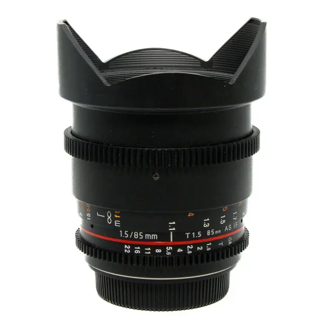BRUKT Samyang VDSLR 14, 24, 35, 50, 85mm Tilstand: 2 | Canon EF 