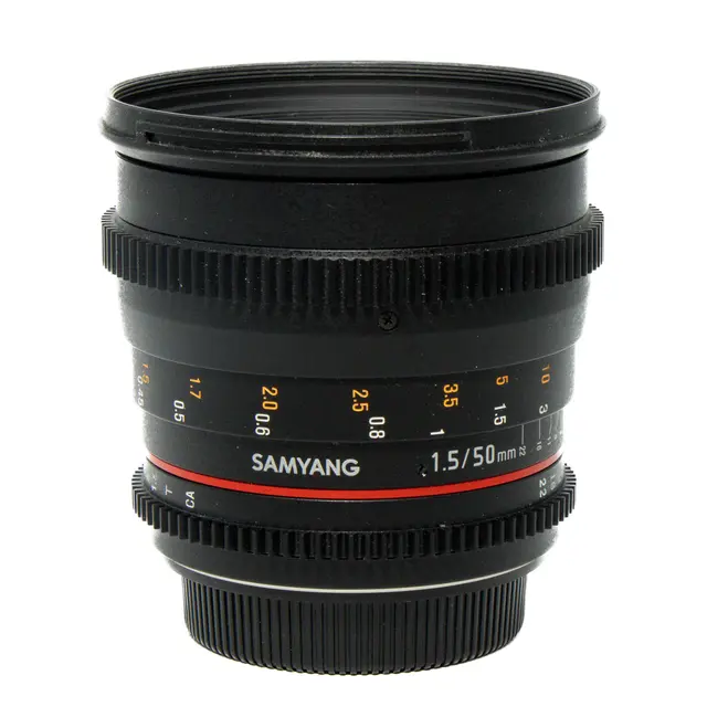 BRUKT Samyang VDSLR 14, 24, 35, 50, 85mm Tilstand: 2 | Canon EF 