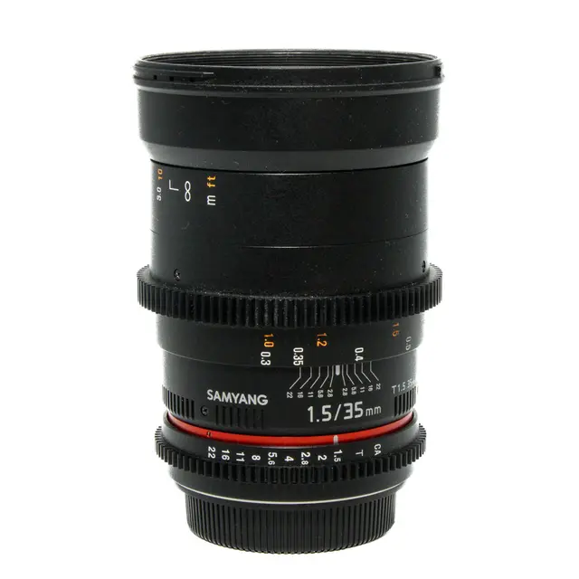 BRUKT Samyang VDSLR 14, 24, 35, 50, 85mm Tilstand: 2 | Canon EF 