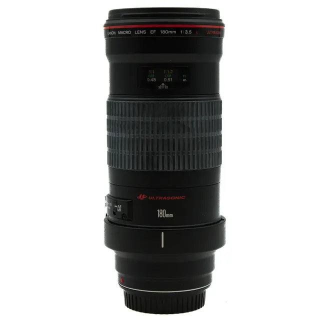 BRUKT Canon EF 180mm f/3.5 L USM Macro Tilstand: 2 | Canon EF 