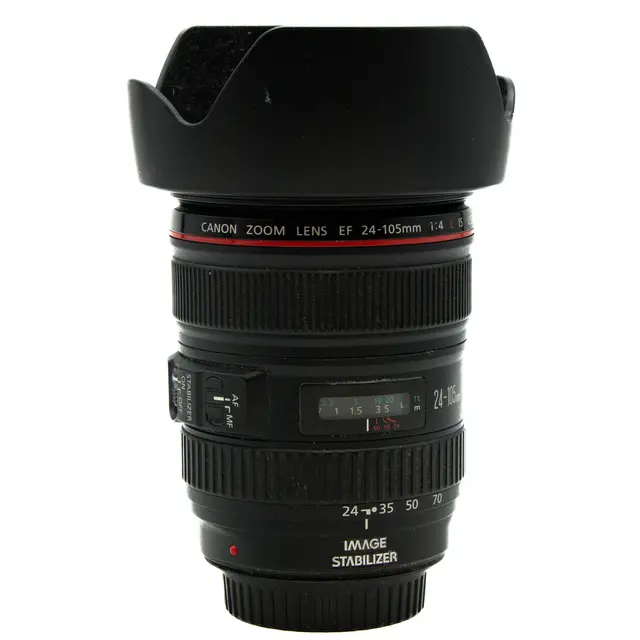 BRUKT Canon EF 24-105mm f/4 L IS USM Tilstand: 4 | Canon EF 