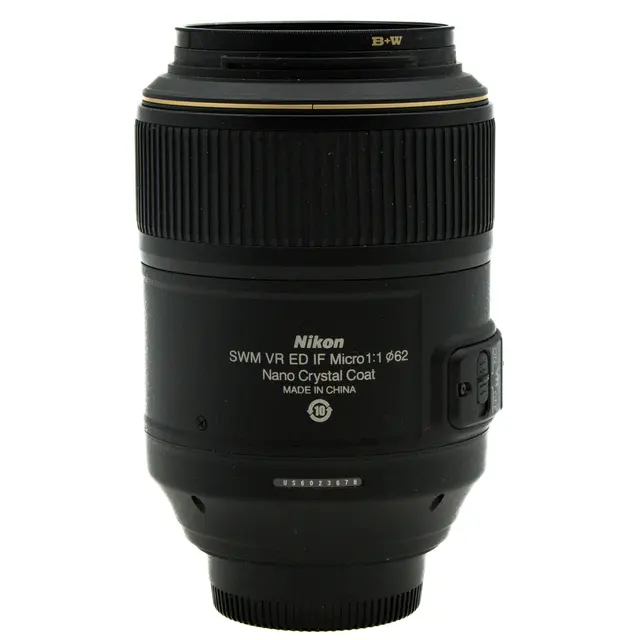 BRUKT Nikon AF-S VR 105mm f/2.8G IF-ED Tilstand: 2 | Nikon F (FX) 