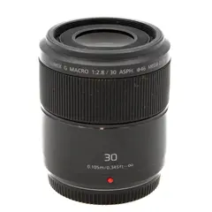BRUKT Panasonic G 30mm f/2.8 Macro OIS Tilstand: 3 | MFT