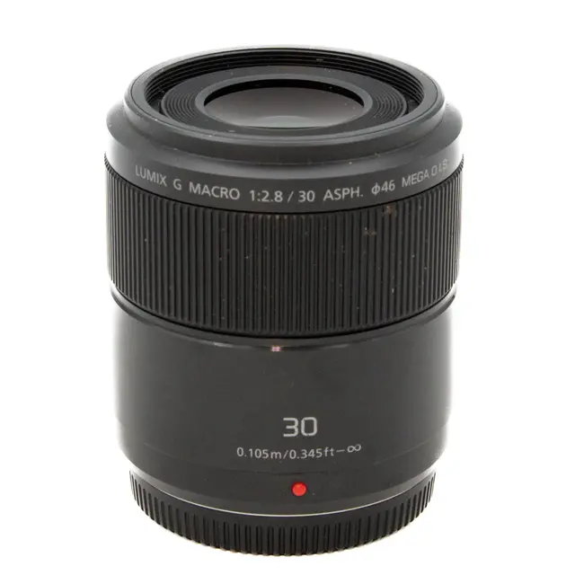 BRUKT Panasonic G 30mm f/2.8 Macro OIS Tilstand: 3 | MFT 