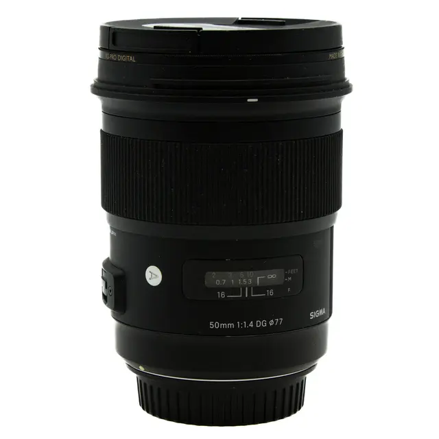 BRUKT Sigma 50mm f/1.4 DG HSM Art Tilstand: 2 | Canon EF 