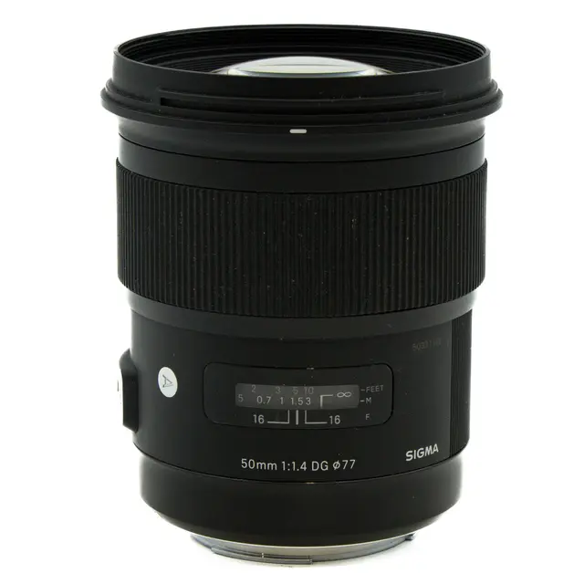 BRUKT Sigma 50mm f/1.4 DG HSM Art Tilstand: 2 | Canon EF 