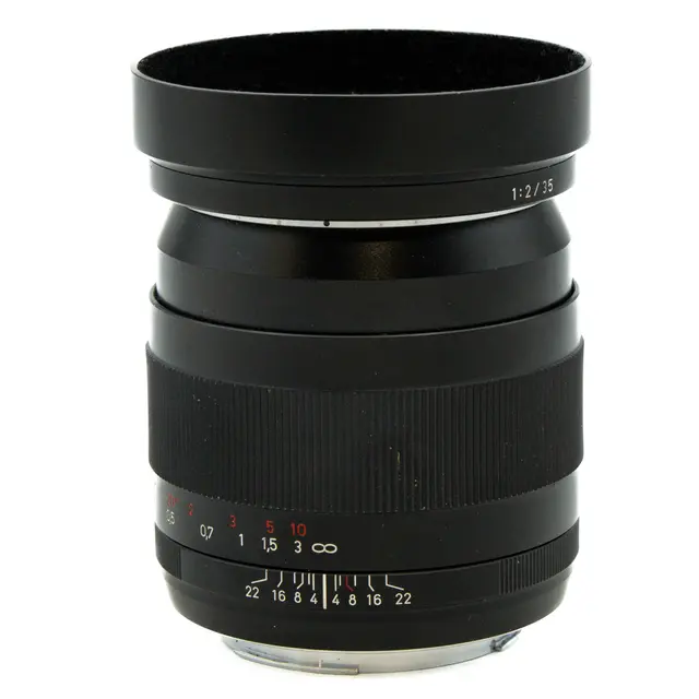 BRUKT Zeiss Distagon 35mm f/2 Tilstand: 3 | Canon EF 