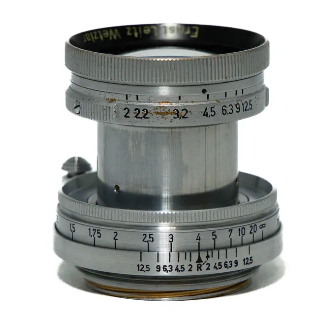 BRUKT Leica Leitz Summitar 5cm f/2 Tilstand: 3 | Leica skrufatning 