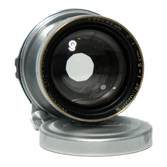 BRUKT Leica Leitz Summitar 5cm f/2 Tilstand: 3 | Leica skrufatning 