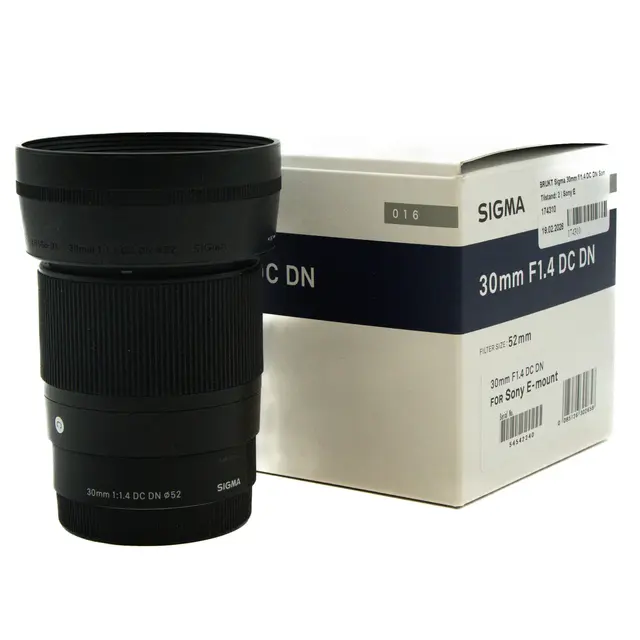BRUKT Sigma 30mm f/1.4 DC DN Sony Tilstand: 2 | Sony E (APS-C) 