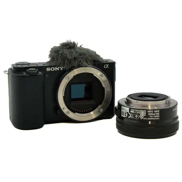 BRUKT Sony ZV-E10 m/16-50mm kit Tilstand: 2 |1095 eksp. 