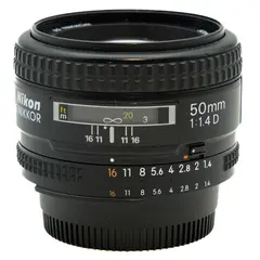 BRUKT Nikon AF 50mm f/1.4 D Tilstand: 3 | Nikon F (FX)