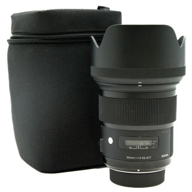 BRUKT Sigma 50mm f/1.4 DG HSM Art Tilstand: 2 | Nikon F (FX) 