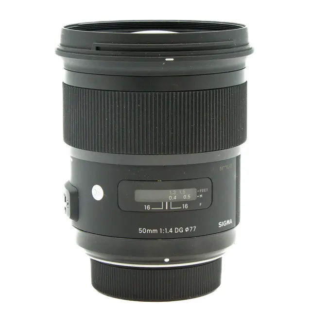 BRUKT Sigma 50mm f/1.4 DG HSM Art Tilstand: 2 | Nikon F (FX) 