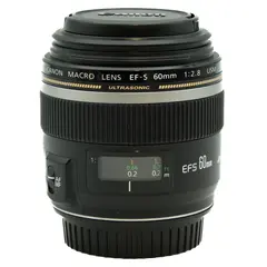 BRUKT Canon EF-S 60mm f/2.8 USM Macro Tilstand: 2 | Canon EF-S