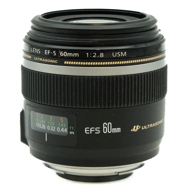 BRUKT Canon EF-S 60mm f/2.8 USM Macro Tilstand: 2 | Canon EF-S 