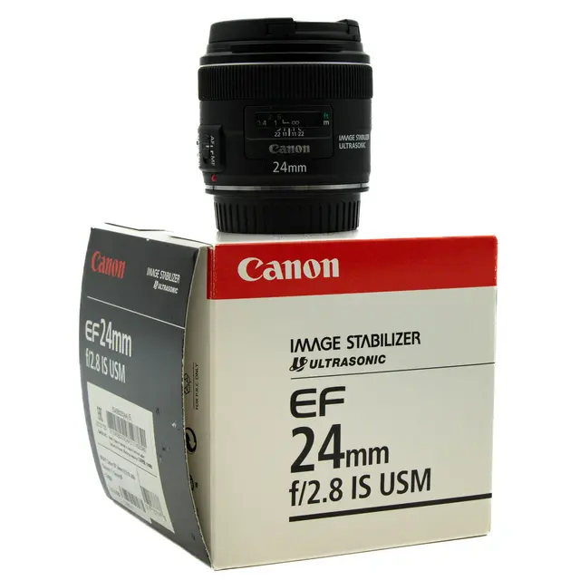 BRUKT Canon EF 24mm f/2.8 IS USM Tilstand: 1 | Canon EF 