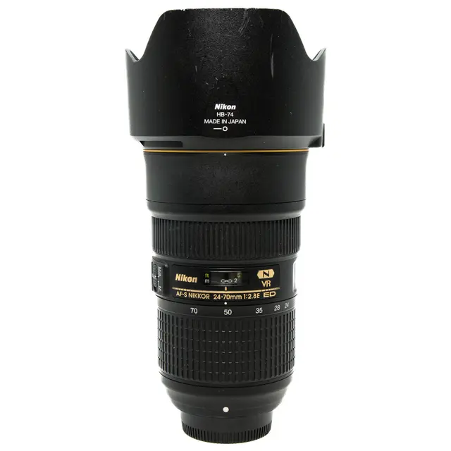 BRUKT Nikon AF-S 24-70mm f/2.8 E ED VR Tilstand: 3 | Nikon F (FX) 
