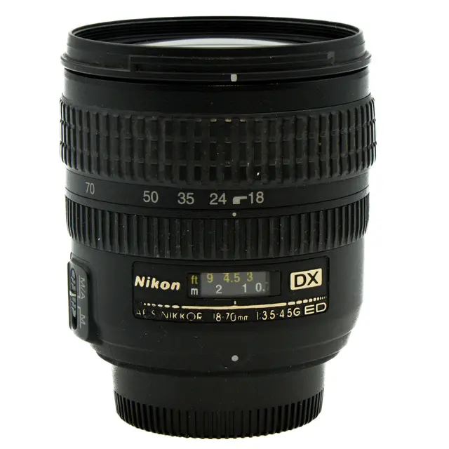 BRUKT Nikon AF-S DX 18-70mm f/3.5-4.5G Tilstand: 4 | Nikon F (DX) 