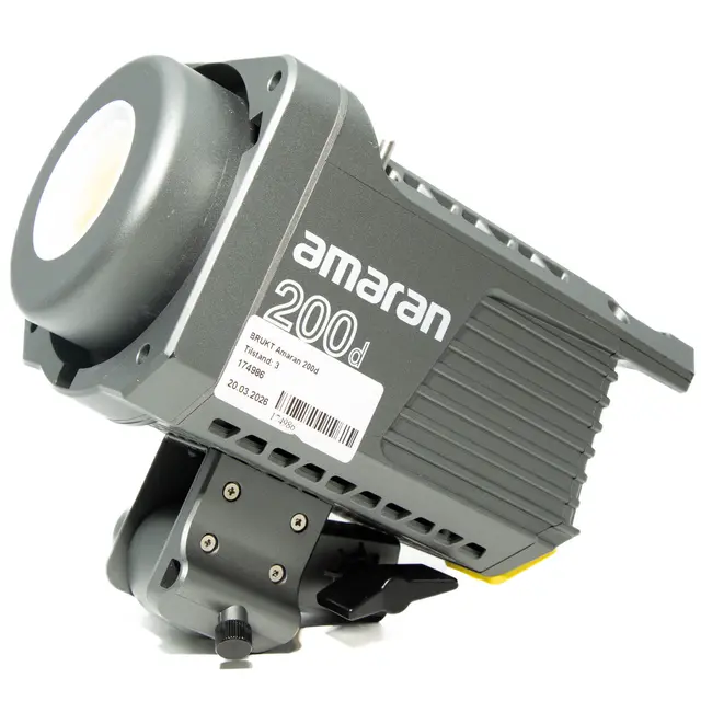 BRUKT Amaran 200d LED Dagslys Tilstand: 3 