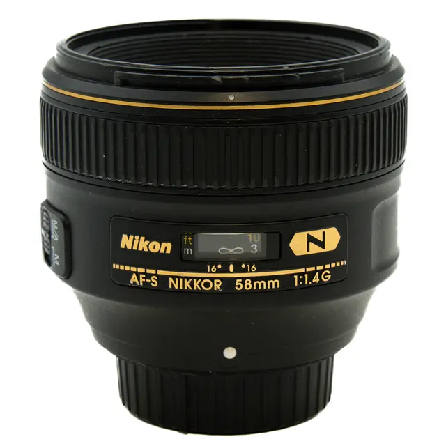 BRUKT Nikon AF-S 58mm f/1.4 G Tilstand: 3 | Nikon F (FX) 