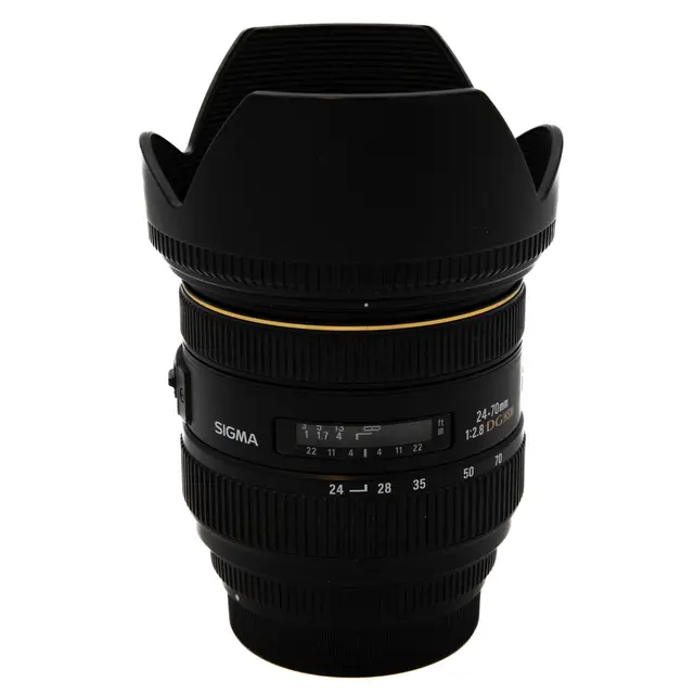 BRUKT Sigma EX 24-70mm f/2.8 DG HSM Tilstand: 3 | Canon EF 