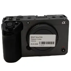 BRUKT Sony FX30 Tilstand: 3 | eksp.