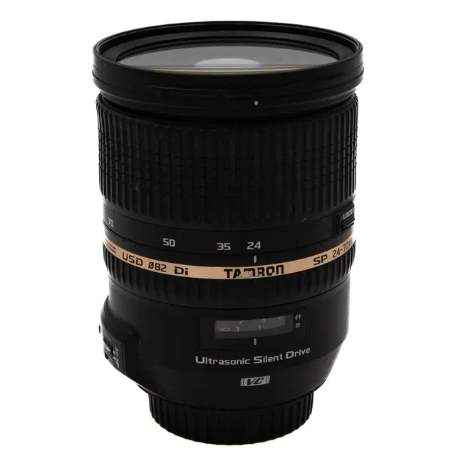 BRUKT Tamron SP 24-70mm f/2.8 Di USD VC Tilstand: 3 | Canon EF 