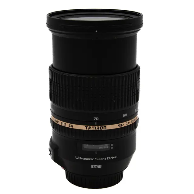 BRUKT Tamron SP 24-70mm f/2.8 Di USD VC Tilstand: 3 | Canon EF 
