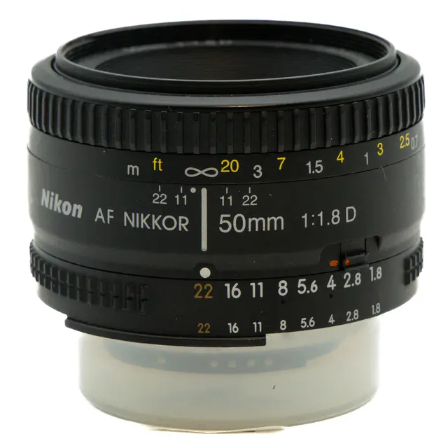Nikon AF 50mm f/1.8 D Tilstand: 2 | Nikon F (FX) 